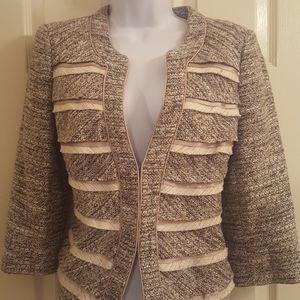 White House Black Market Tweed Sparkle Jacket
